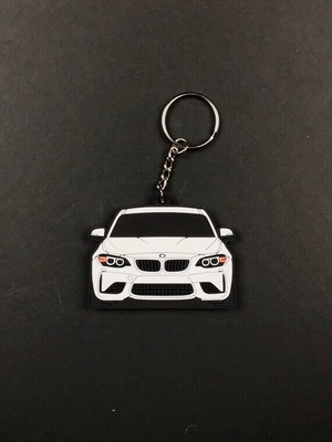 لوگوی هدیه تبلیغاتی سفارشی زنجیر کلید لاستیکی پی وی سی نرم BMW E92 M3