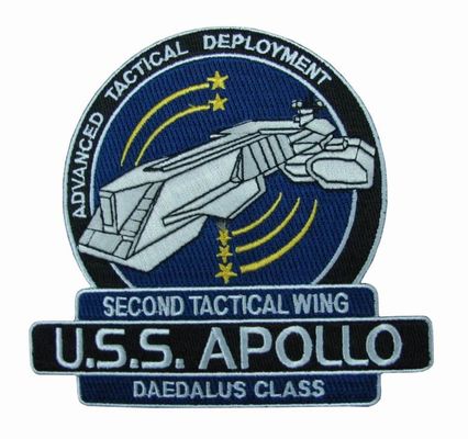 پچ دوزی شده یکنواخت پس زمینه پلی استر USS Apollo 10C