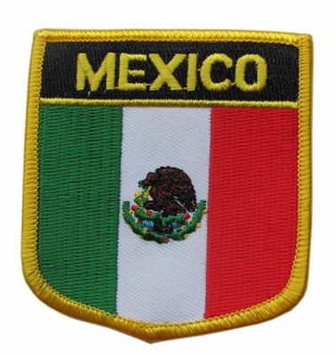 مکزیک پرچم Twill Background پچ دوزی سفارشی 12C قابل شستشو