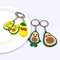 کارتونی لاستیک سیلیکونی جاکلیدی گل آووکادو سیب کاکتوس هویج آناناس دوریان