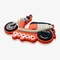 تکه های لاستیکی سفارشی موتور سیکلت Gogoro، آهنربا یخچال PVC