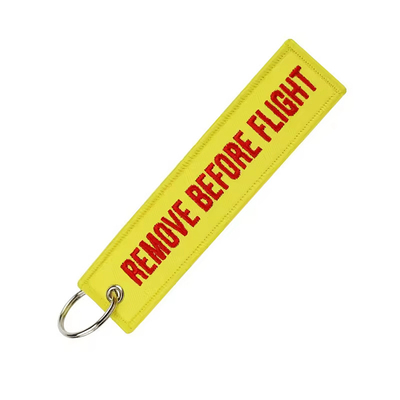 OEM ODM حذف قبل از پرواز Keychain طراحی لوگو سفارشی