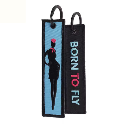 OEM ODM حذف قبل از پرواز Keychain طراحی لوگو سفارشی