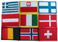 پرچم ملی سفارشی پچ دوزی چاپ افست PMS پایدار
