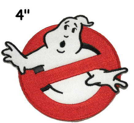 Ghostbusters No Ghosts سفارشی Ebroidered Patch Iron On / Sew On Badge Logo Movie Applique
