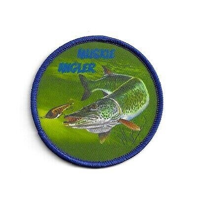 وصله سابلیمیشن رنگ ماهیگیری Walleye پشتی پلاستیکی با اندازه سفارشی