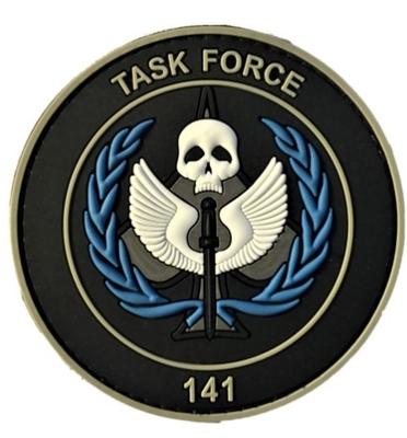 COD Task Force وصله های لاستیکی سفارشی 3D Logo 10C سازگار با محیط زیست