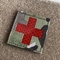 پچ تاکتیکی انعکاسی IR مادون قرمز پزشکی EMT 2x2 در پارچه Twill / Camo Fabric