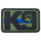 پچ پی وی سی اخلاقیات سگ K9 نشان های تاکتیکی نظامی نشان ها پچ لاستیکی پشت قلاب