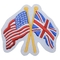 دوختن روی پچ اپلیکیشن بریتانیای کبیر USA و نشان GB United UK 3.25''