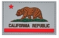 پچ پی وی سی رنگی پرچم جمهوری کالیفرنیا پی وی سی نرم سه بعدی سازگار با محیط زیست