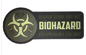 وصله‌های اخلاقی PVC سفارشی Biohazard با نقش برجسته / لوگوی سه بعدی دو بعدی